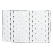 Music Motif Melting Treble Clef Black en White Kussensloop (Achterkant-Links)