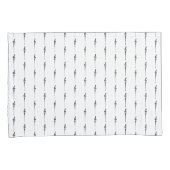 Music Motif Melting Treble Clef Black en White Kussensloop (Voorkant-Rechts)