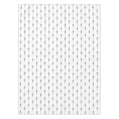 Music Motif Melting Treble Clef Black en White Tafelkleed (Voorkant)