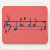 Music Mousepad Muismat (Voorkant)