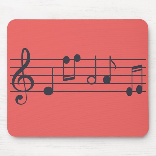 Music Mousepad Muismat (Voorkant)