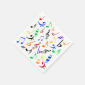 Music Napkins - Colorful: 369 Servet (Hoek)