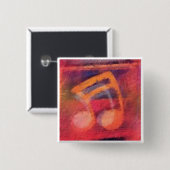 Music Note Button (Voorkant /achterkant)