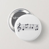 Music Note Button (Voorkant /achterkant)