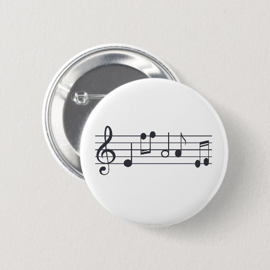 Music Note Button (Voorkant /achterkant)