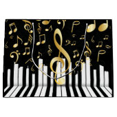 Music Note elegante Luxe piano toetsen Groot Cadeauzakje (Voorkant)