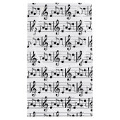 Music Note Gift Bag Klein Cadeauzakje (Achterkant)