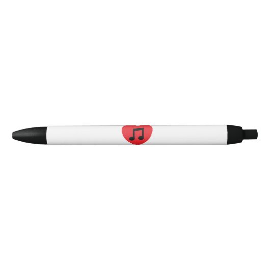 Music Note Heart Pen (Voorkant)