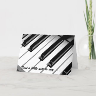 Music Note-Kaart - Lege binnenkant Kaart