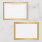 Music Note Kaart met reliëf Treble Clef Notitiekaartje (Voorkant / Achterkant)