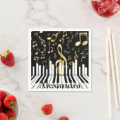 Music Note Luxe piano toetsen Servet (Insitu)