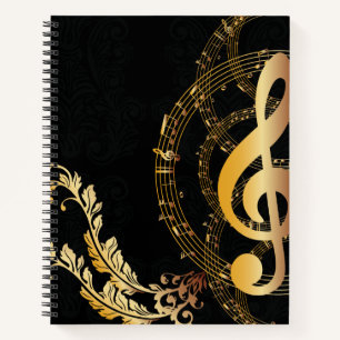 Music Note Luxury - ontwerp Notitieboek