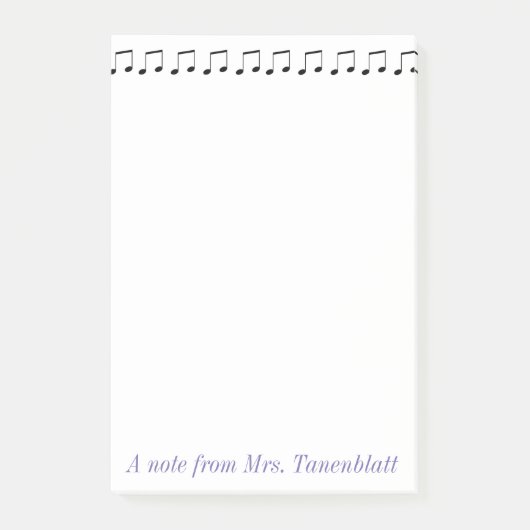 Music Note Pad (Voorkant)