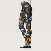 Music note pattern leggings (Links)