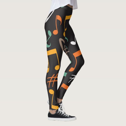 Music note pattern leggings (Rechts)
