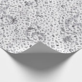 Music Note Pattern Music Theme Cadeaupapier (Hoek)