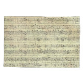 Music Note Pattern Music Theme Pillow Hoesje Kussensloop (Achterkant)