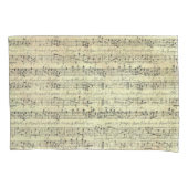 Music Note Pattern Music Theme Pillow Hoesje Kussensloop (Voorkant)