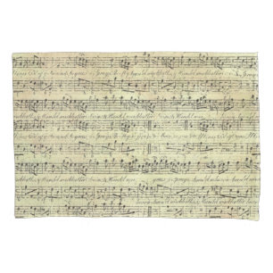 Music Note Pattern Music Theme Pillow Hoesje Kussensloop