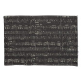 Music Note Pattern Music Theme Pillow Hoesje Kussensloop (Voorkant)