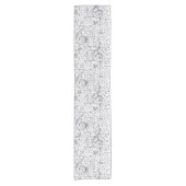 Music Note Pattern Music Theme Table Runner Korte Tafelloper (Voorkant)