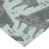 Music Note Pattern Music Theme Table Runner Korte Tafelloper (Hoek)