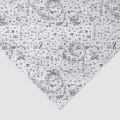 Music Note Pattern Music Theme Tissuepapier (Detail)