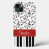 Music Note Piano Case-Mate iPhone Case (Achterkant)