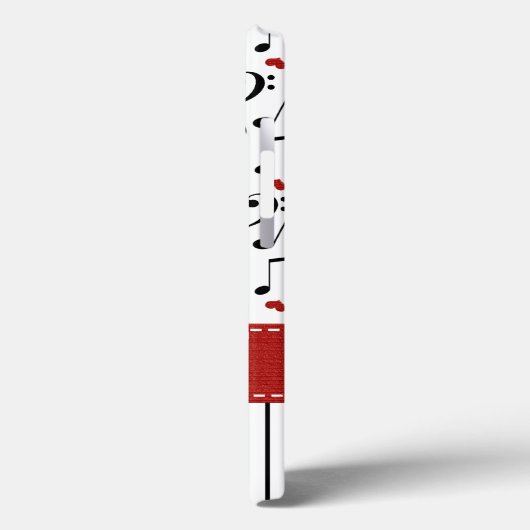Music Note Piano Case-Mate iPhone Case (Achterkant / Links)