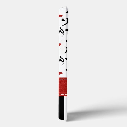 Music Note Piano Case-Mate iPhone Case (Achterkant / Rechts)