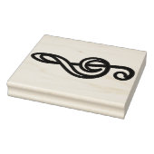 Music Note Rubber Stamp voor creatieve projecten Rubberstempel (Stempel)