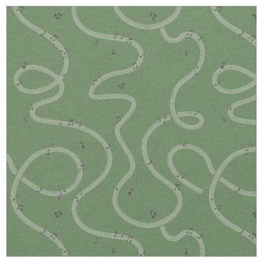 Music Note Sign Green additional Stof (Close Up)