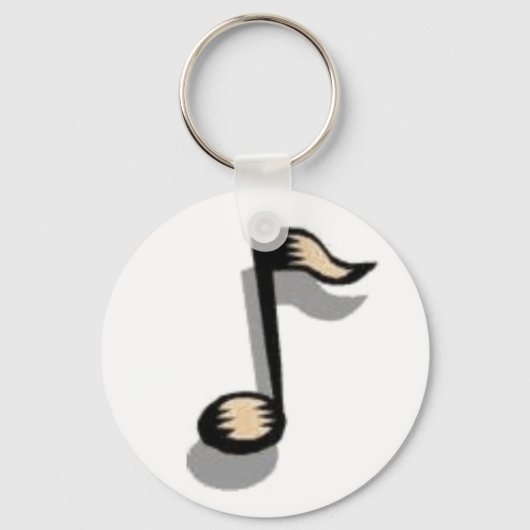 Music Note Sleutelhanger (Voorkant)