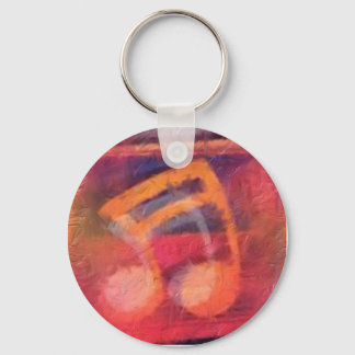 Music Note Sleutelhanger