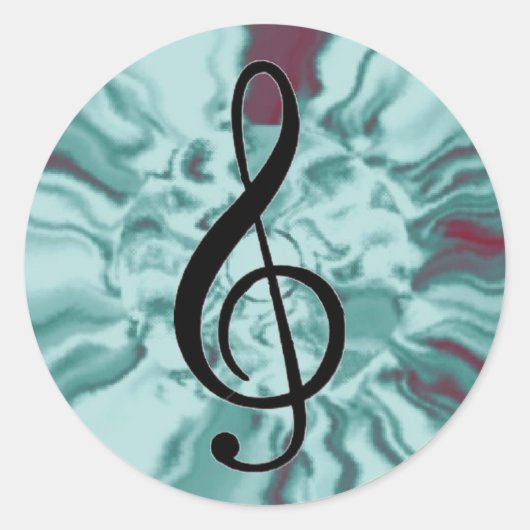 Music Note Sticker (Voorkant)