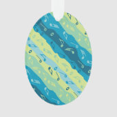 Music Note Stripes Ornament (voorkant)
