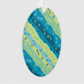 Music Note Stripes Ornament (voorkant)