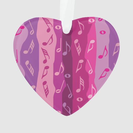 Music Note Stripes Ornament (achterkant)