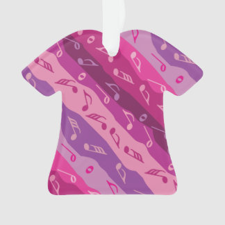 Music Note Stripes Ornament