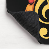 Music Note Symbol Turkey Teacher Fall Thanksgiving Muismat (Hoek)