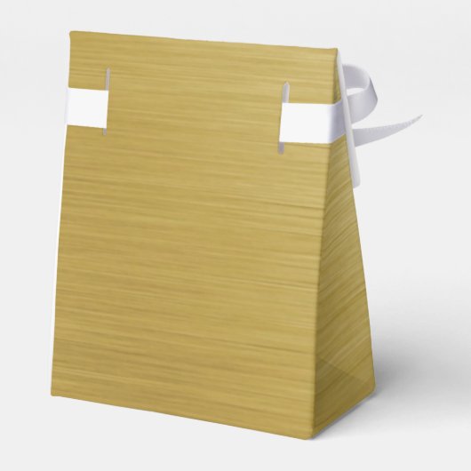 Music Notes Brushed Gold Bedankdoosjes (Achterkant)