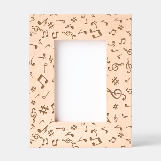 Music Notes Gegraveerde Lijstjes (Voorkant)