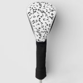 Music Notes Golfheadcover (Voorkant)