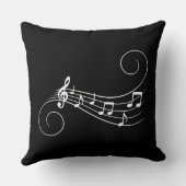 Music Notes Kussen (Achterkant)
