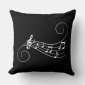 Music Notes Kussen (Voorkant)