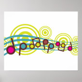 Music Notes Poster (Voorkant)