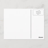 Music Notes with quote on. Briefkaart (Achterkant)