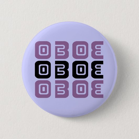 Music Oboe Button (Voorkant)