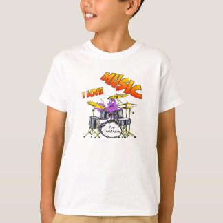 Music Octopus  Kinder T-shirt