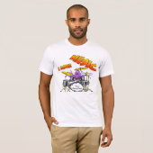 Music Octopus  Mannen T-shirt (Voorkant volledig)